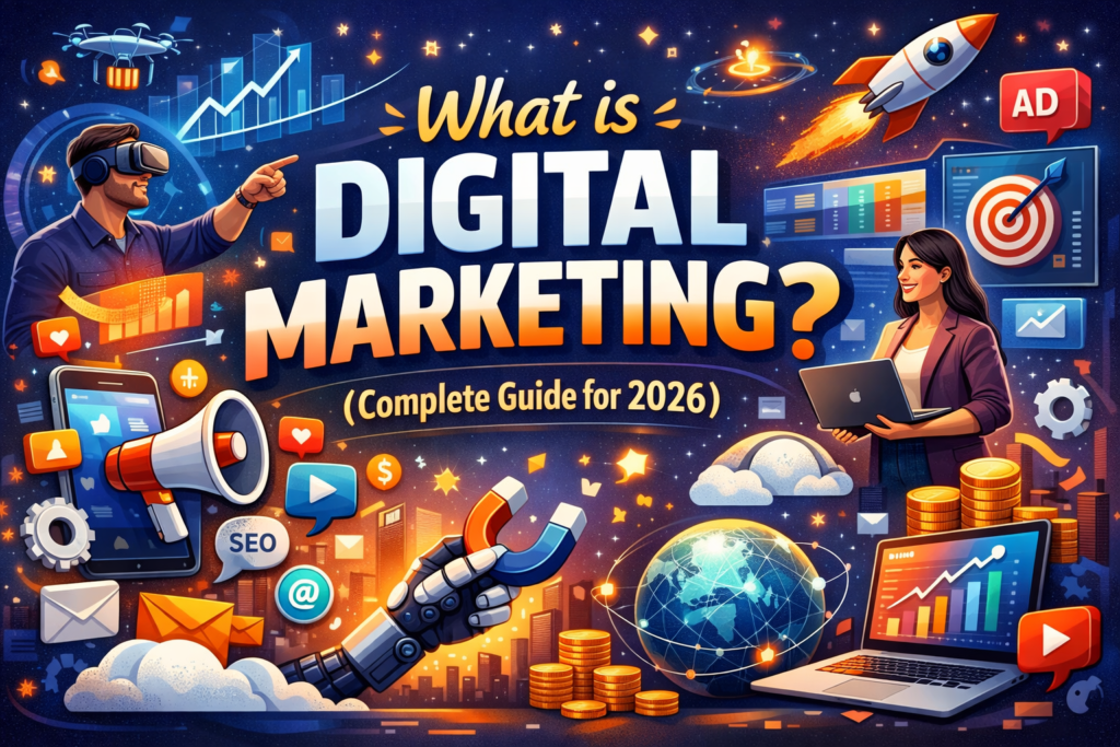 What is Digital Marketing? (Complete guide for 2026)
What is Digital Marketing? 